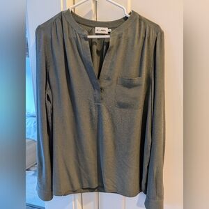 R Label Women's Silk Pocket Tunic